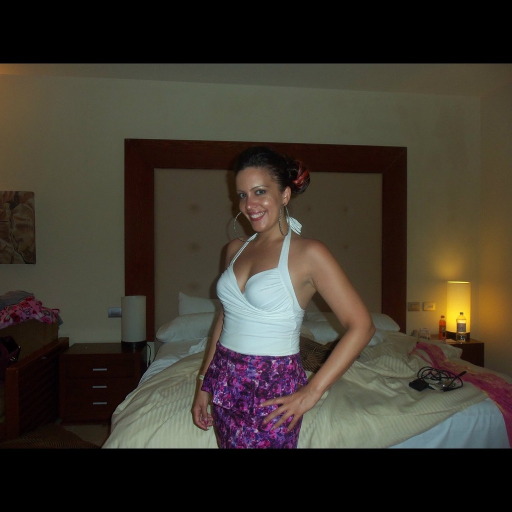 peplum skirt